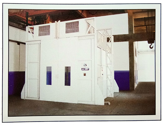 Down Draft Paint Spray Booth machine