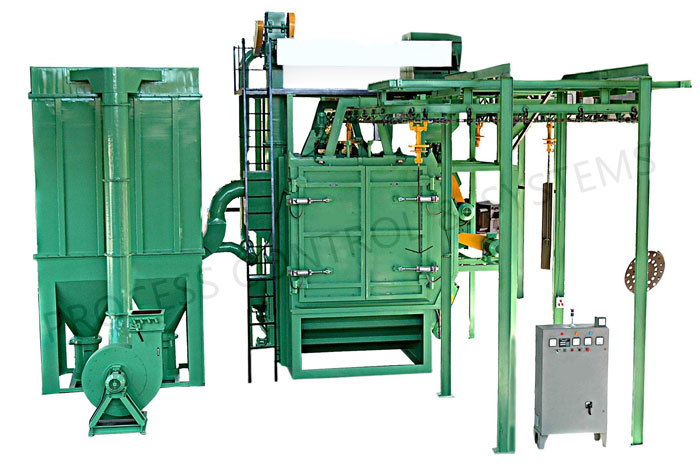 Hanger Type Airless Shot Blasting Machine Hanger Type Airless Shot Blasting Machine